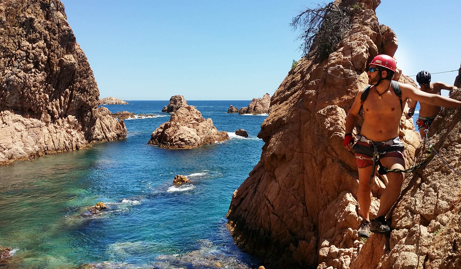 Via ferrata pie jūras